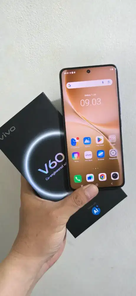 Vivo V60 5G Ram 12/256gb Garansi Fullset