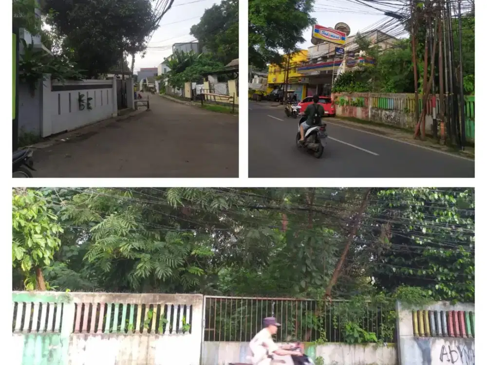 Dijual kavling pinggir jalan Pondok Ranggon Cipayung