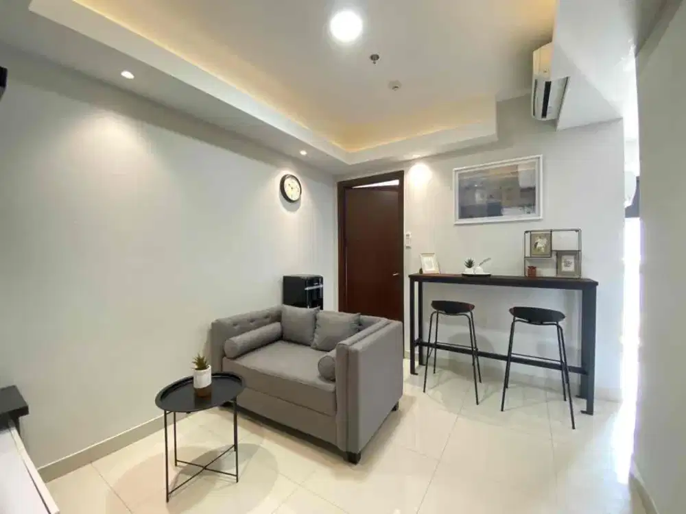 disewakan apartemen the kensington kelapa gading Bulanan & Tahunan furnish 1 Kamar