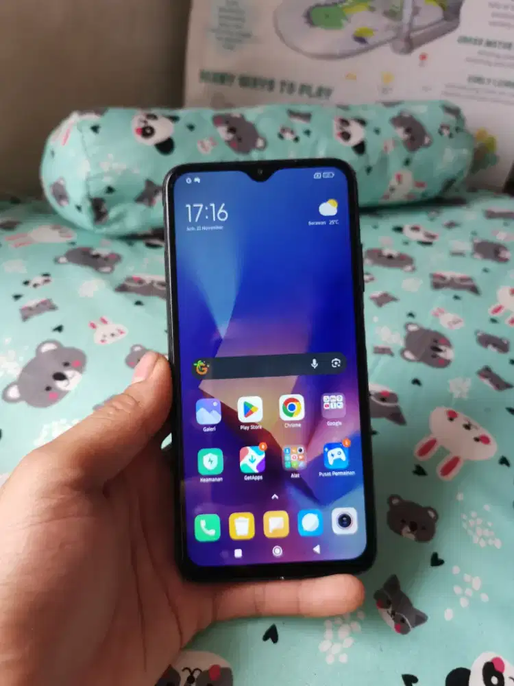 Redmi 9T ready hitam & biru