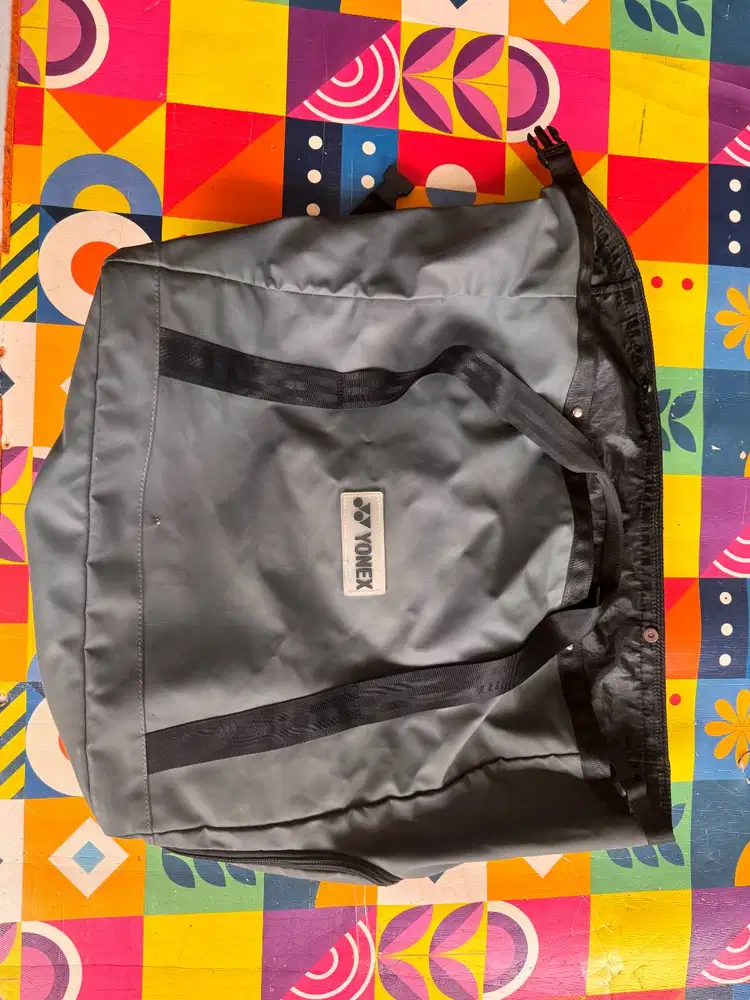 Tas Handbag Yonex Grey BA253CR Preloved Milik Pribadi Kondisi spt foto
