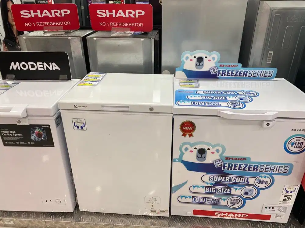 jual freezer dengan berbagai merk