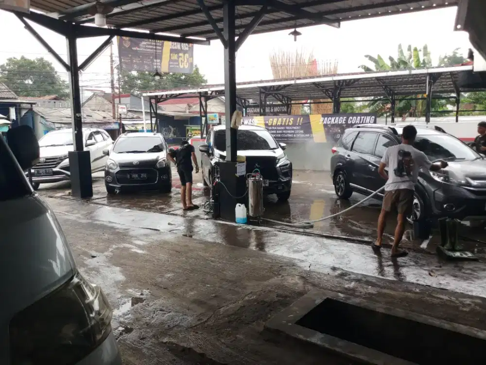 Sewakan Lahan Cuci Steam dg Alat2