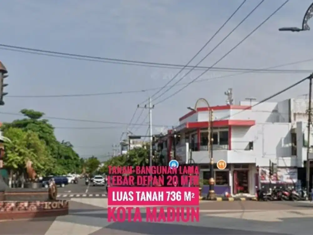 (L) Tanah+Bangunan Lama Berkelas, Jl. Panglima Sudirman KOTA MADIUN