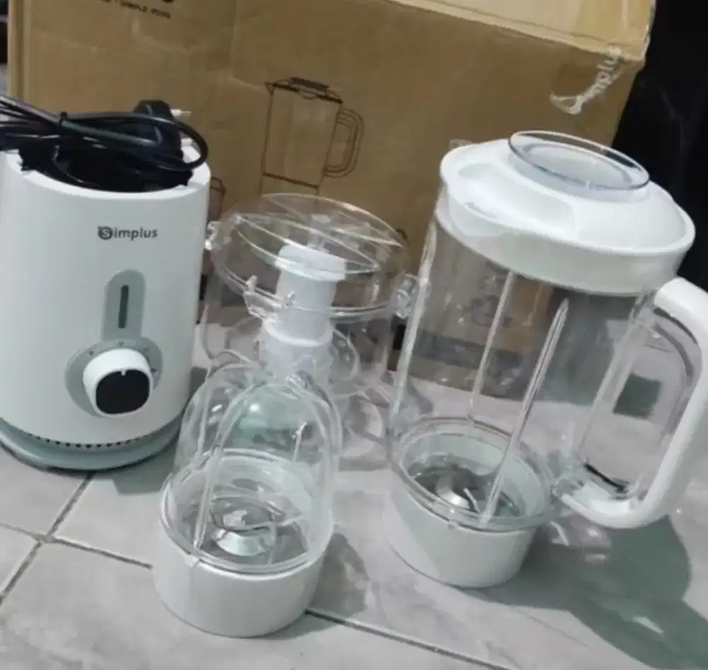 Blender Simplus 3in1 Baru Gajadi Pakai 100% masih baru fullsett