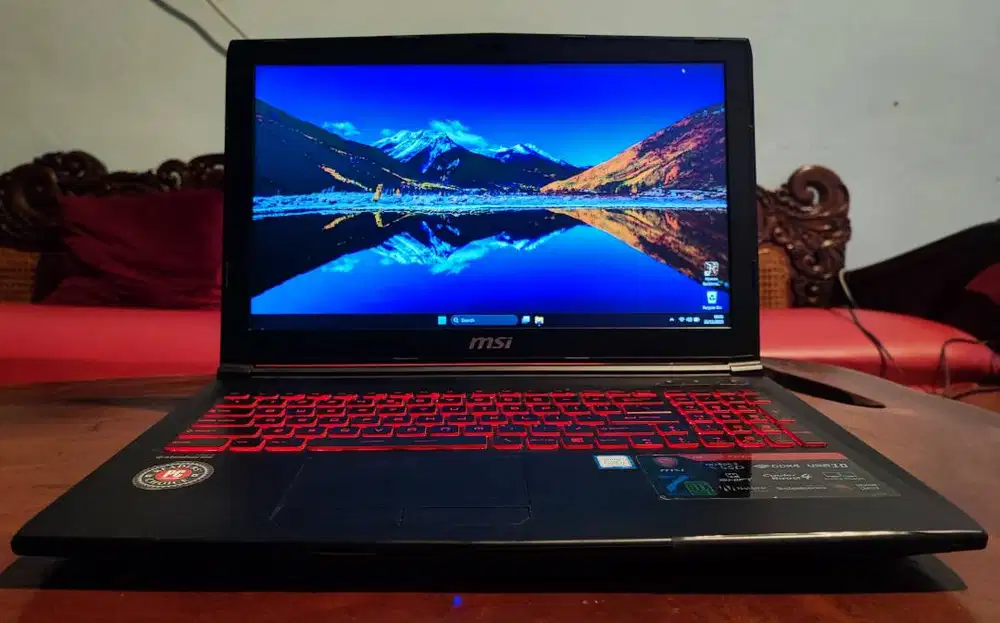 Laptop Gaming MSI Intel Core i7 7th VGA Nvidia GTX 1050Ti RAM 8GB SSD