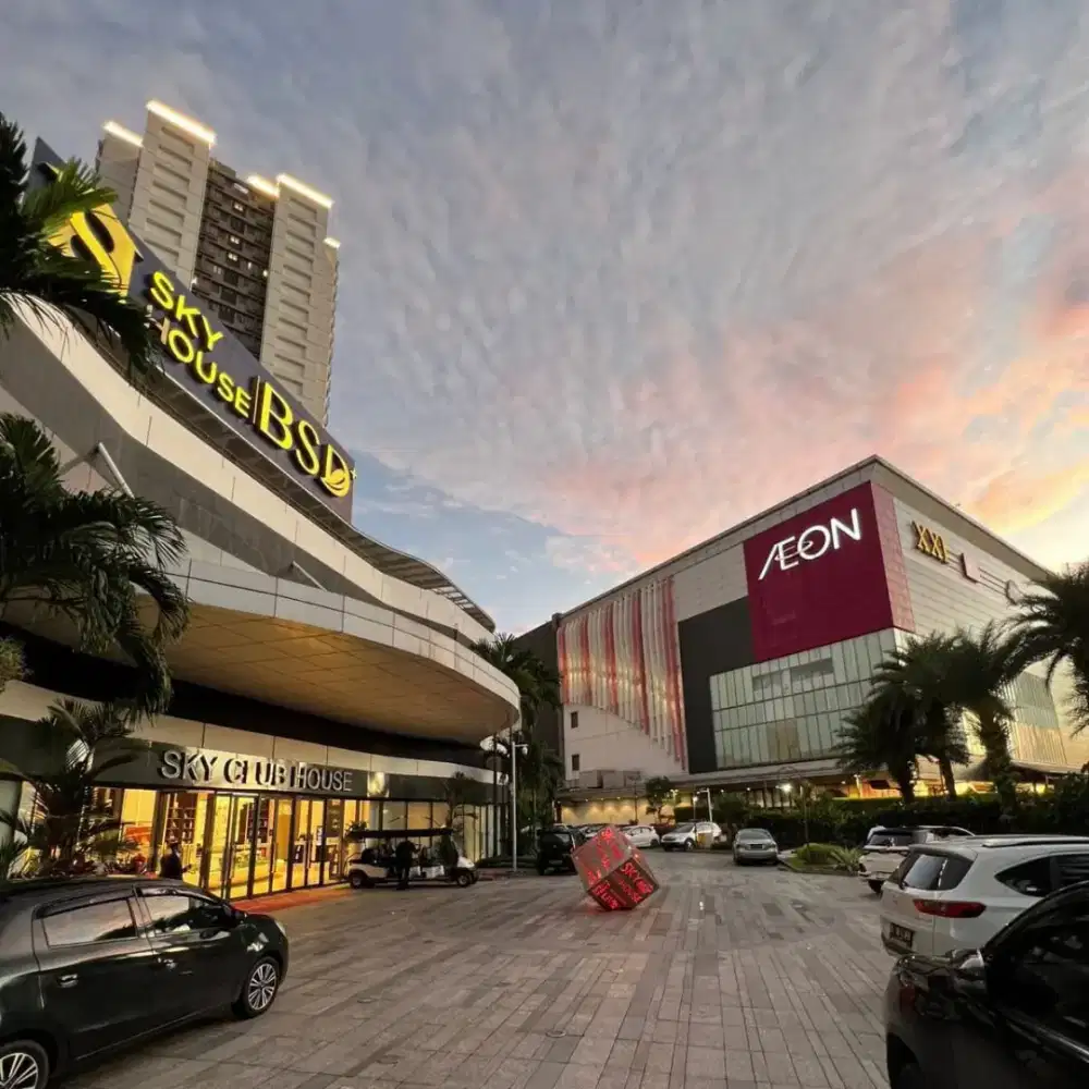 Apartemen dipusat kota BSD samping mall aeon 500-jt aja. cicilan 3jt