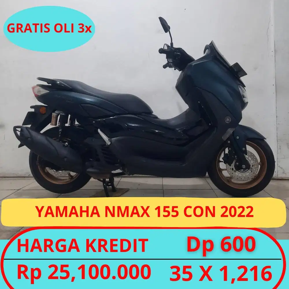 YAMAHA NMAX 155 CON 2022 DP HANYA 600 RIBU GUYSSS