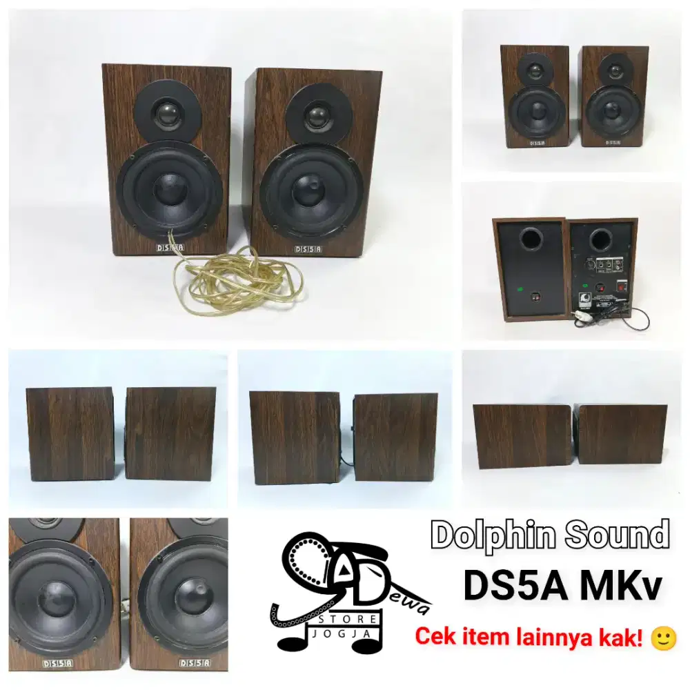 DS5A SPEAKER MONITOR MKV MK5 DOLPHIN SOUND DS 5A DS5 FLAT MONITORING