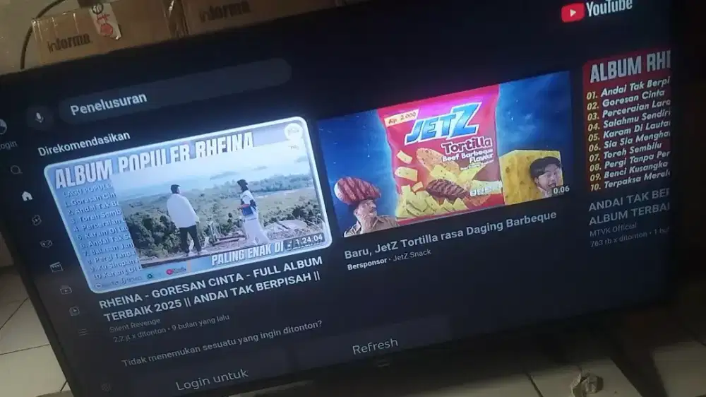 Dijual tv merk LG 43 inc android digital