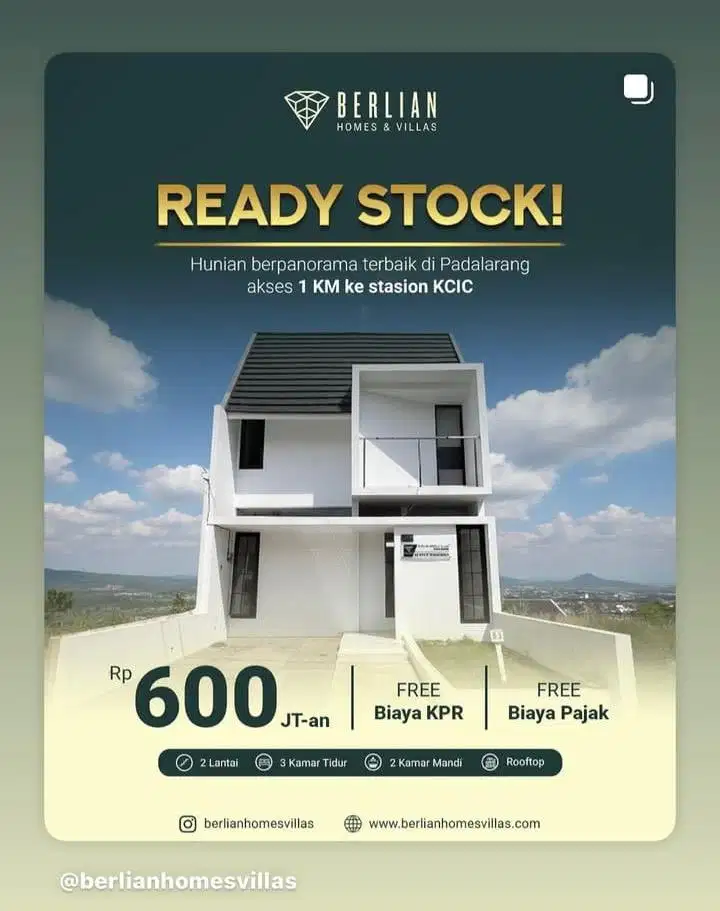 Rumah siap huni padalarang