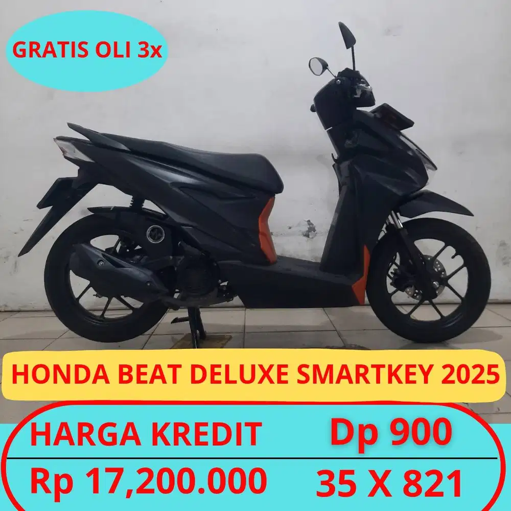 HONDA BEAT DELUXE SMARTKEY 2025 DP HANYA 900 RIBU GUYSSS