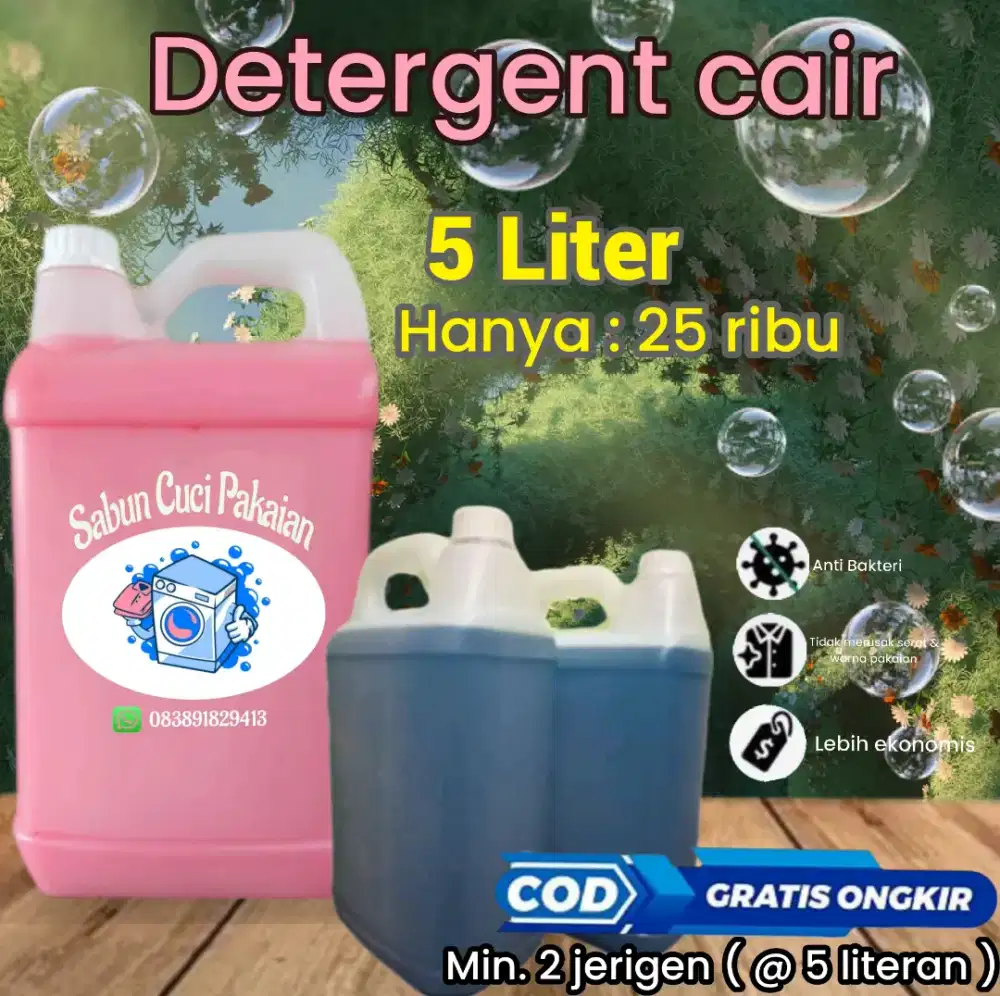 Detergent cair/sabun cuci pakaian ( Laundry )