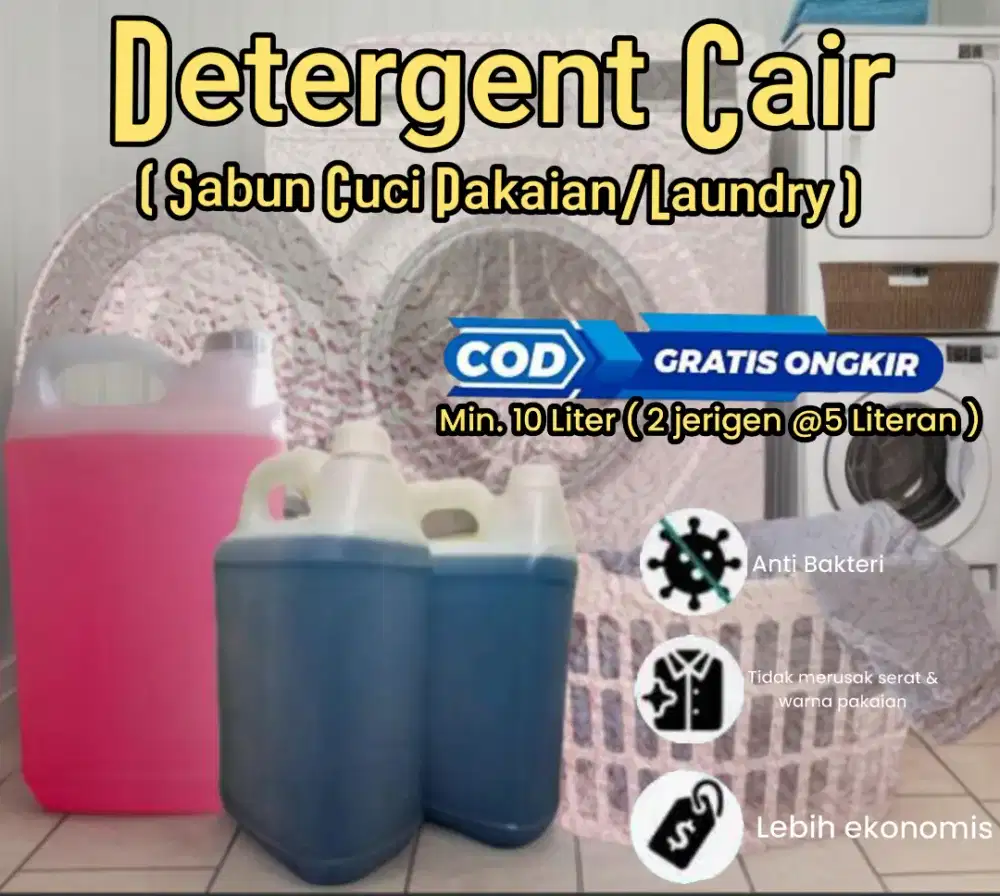 Deterjen cair/sabun cuci Laundry