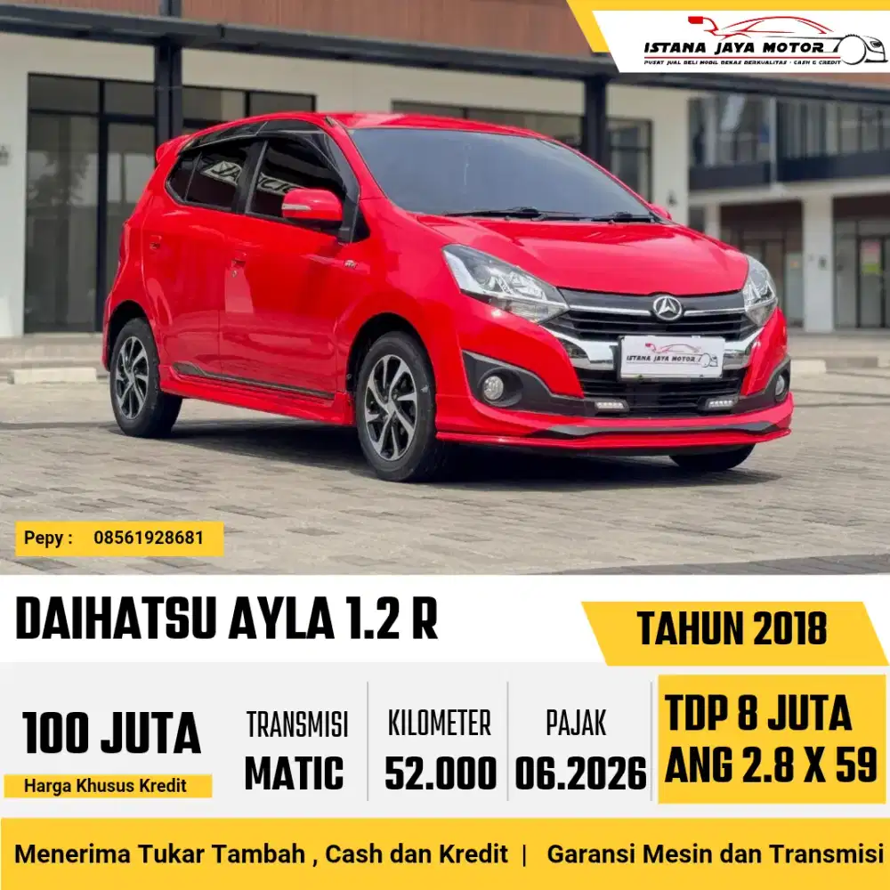DAIHATSU AYLA 1.2 R AT 2018