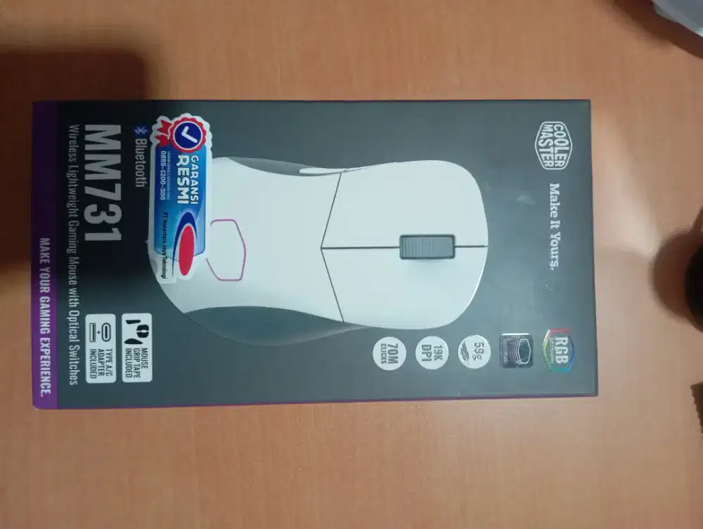 Mouse gaming Bluetooth Cooler master