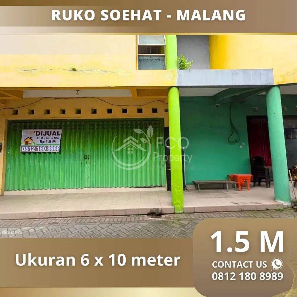 Ruko Trowulan Soekarno Hatta Malang Lokasi Strategis Pusat Bisnis