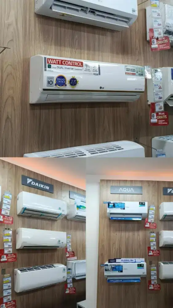 Kredit AC all brand dan type tanpa DP dan ADM free pasang dan ongkir