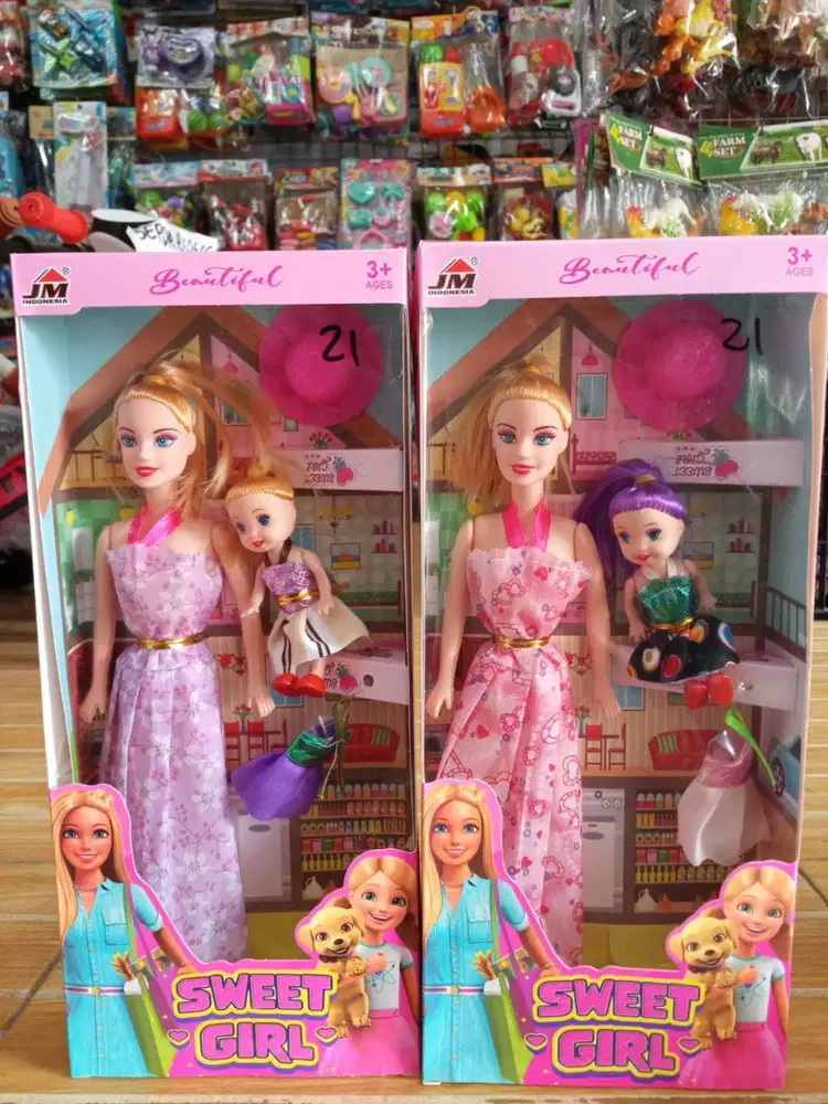 mainan anak brbi sweet gril set