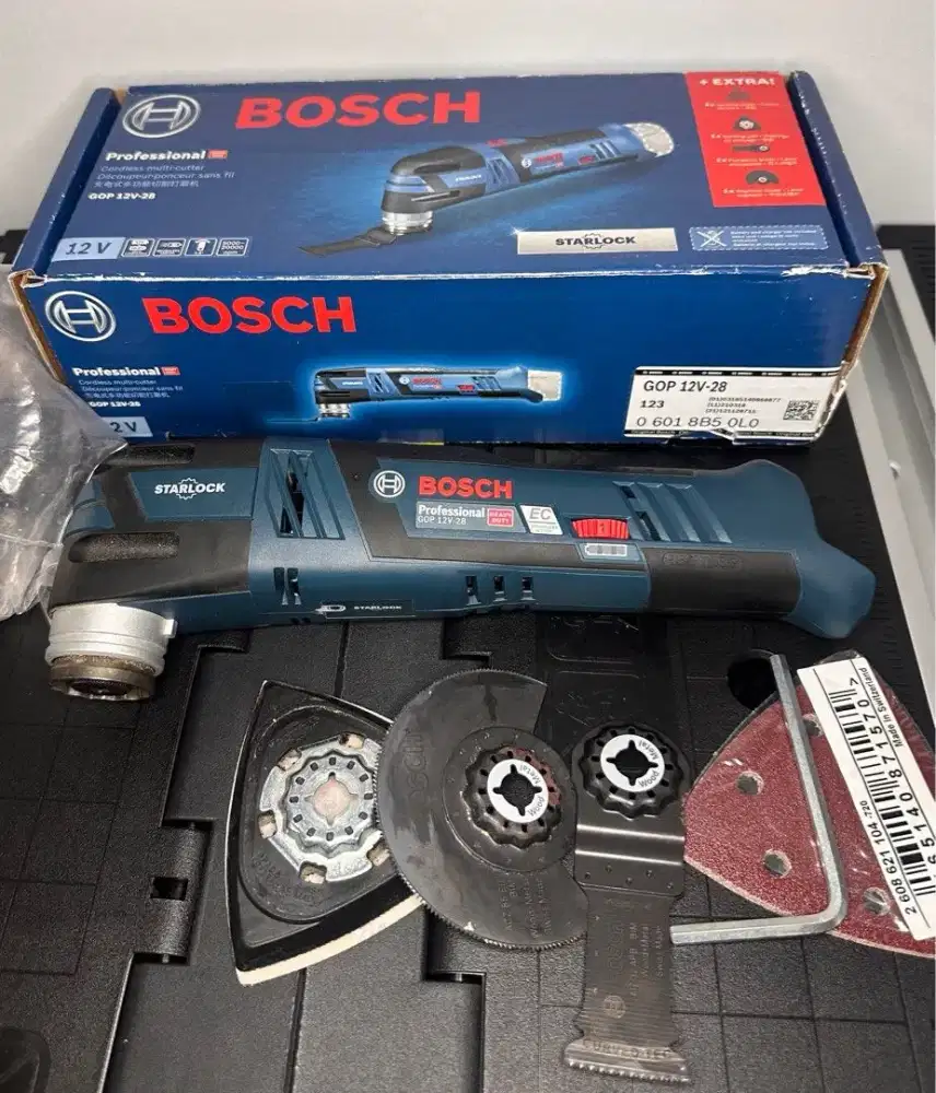 multi-cutter Bosch GOP 12V-28 Professional mesin potong serbaguna