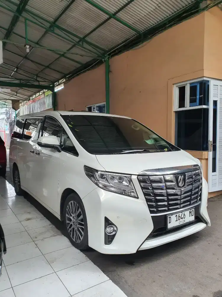 dp68jt Toyota Alphard 2.5 G AT 2015 MATIC zg ATPM 2017 vellfire