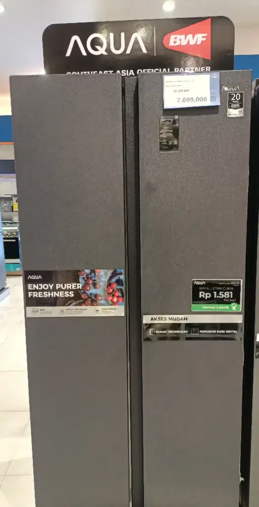 Kulkas AQUA 2 pintu kredit tanpa DP