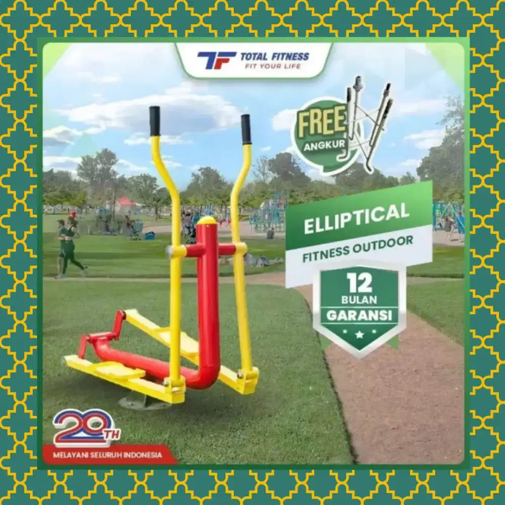 Alat fitnes outdoor Elleptical Machine MHG-282