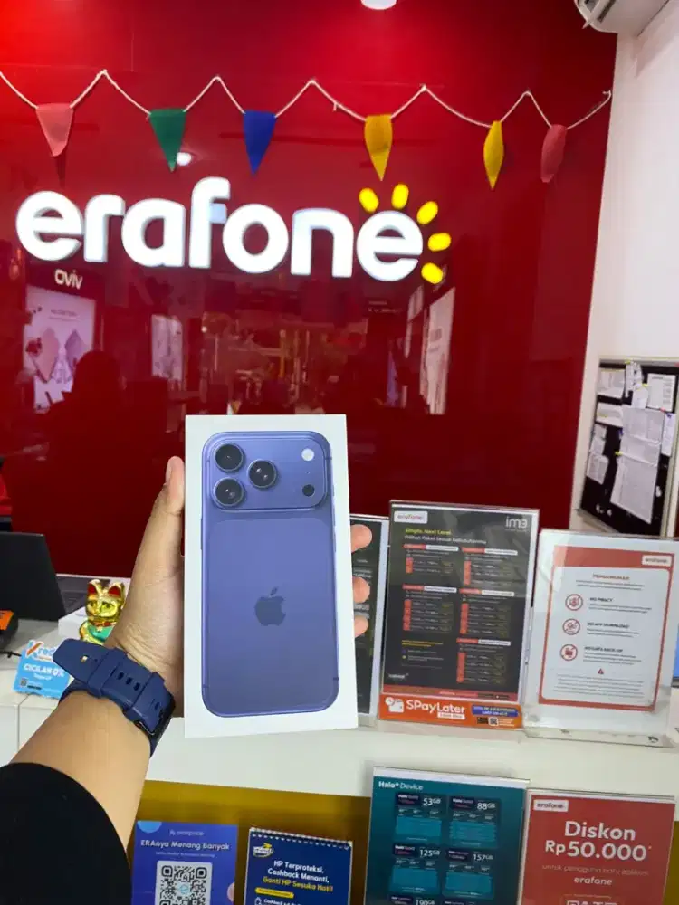 Promo cicilan di HP iphone 17 promax ram internal 512gb