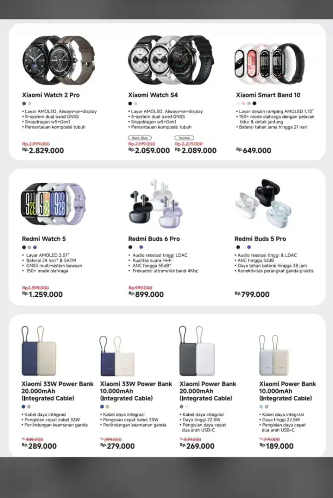 POWERBANK XIAOMI 10000MAH