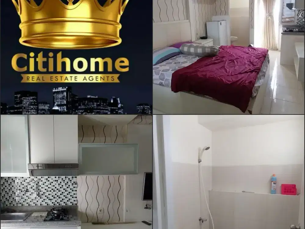 Menyewakan apartemen educity 1br bulanan bycitihome