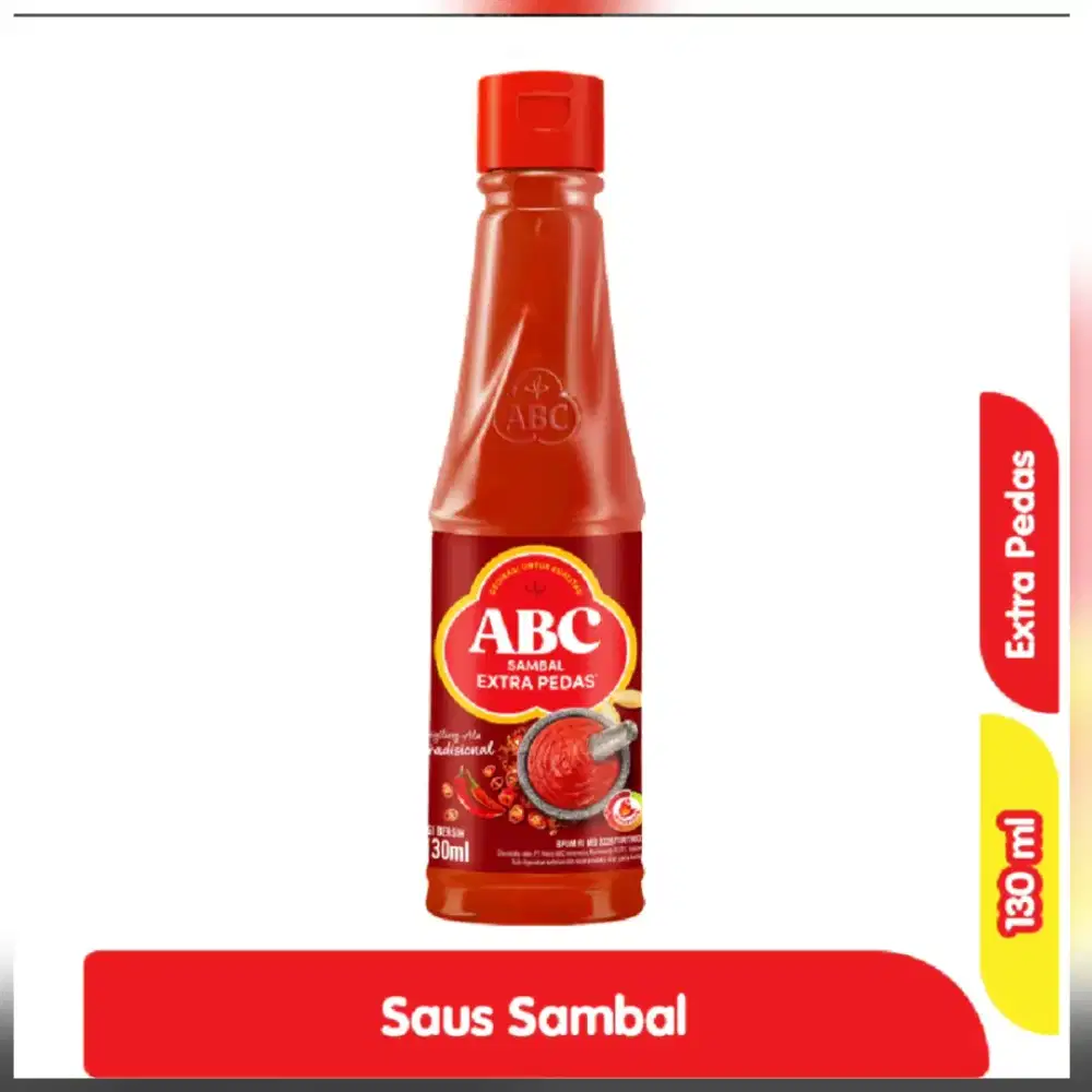 HARGA PROMO: ABC Sambal Extra Pedas 130 ml