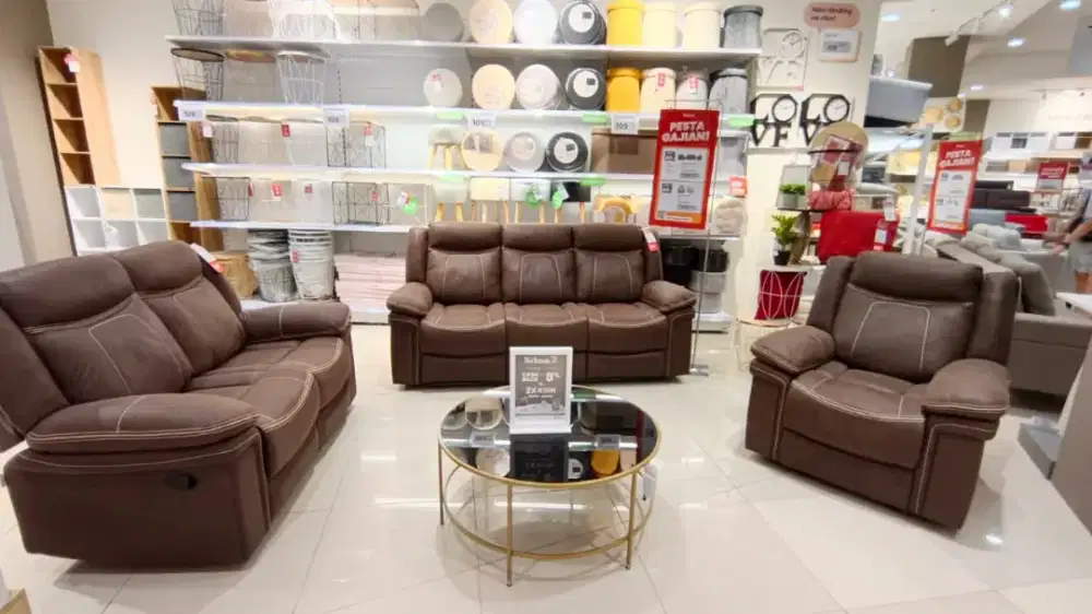 Promo murah sofa reclining