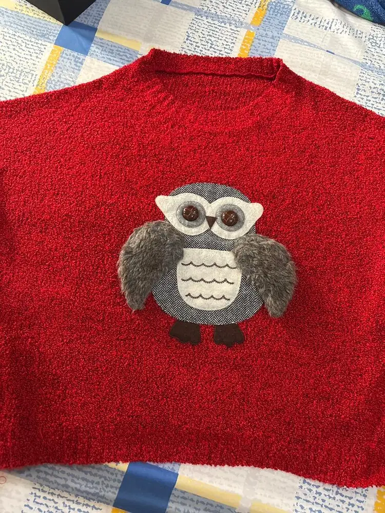 Sweater wol morif owl