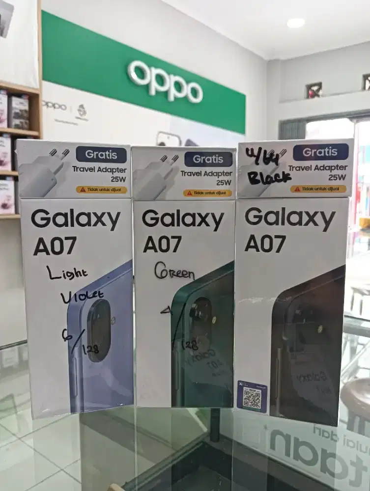 SAMSUNG A07 6/128 BARUU GARANSI RESMI