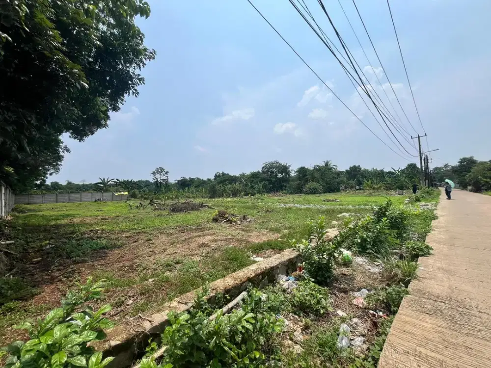 Tanah CIsauk Siap AJB - Pinggir Jalan Dekat Stasiun/Tol