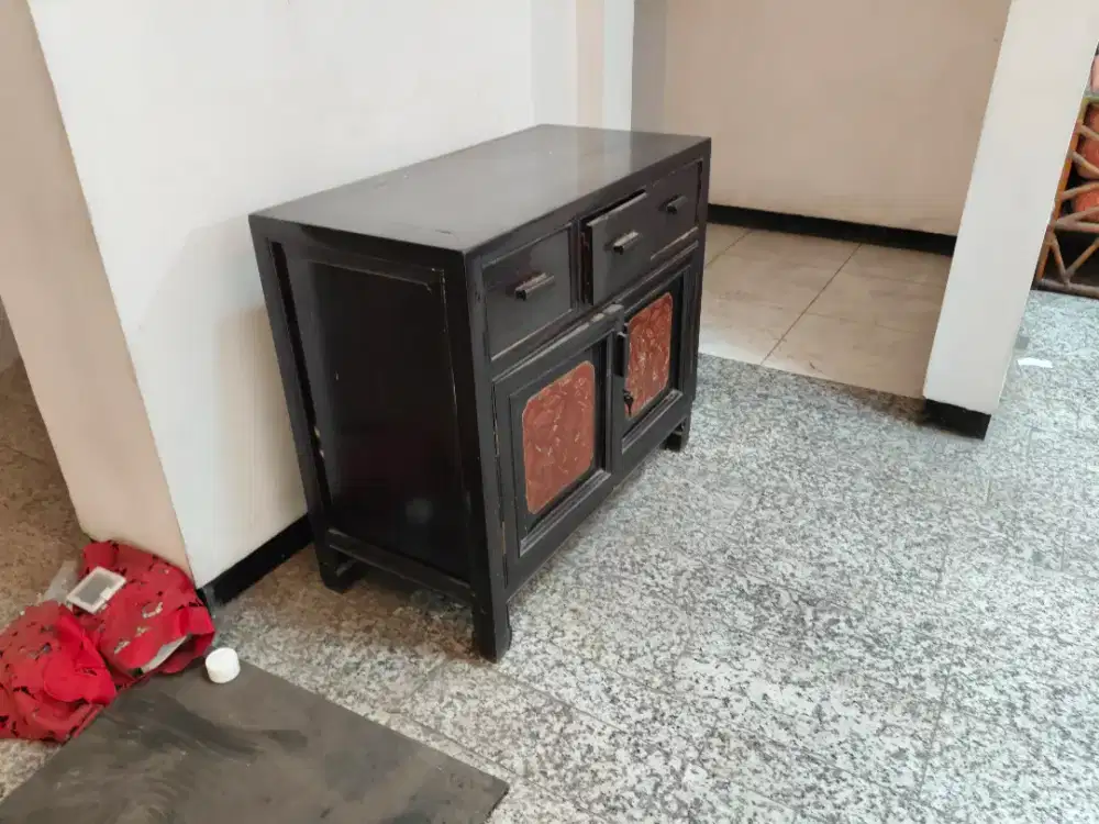 JUAL LEMARI KAYU JATI KUNO