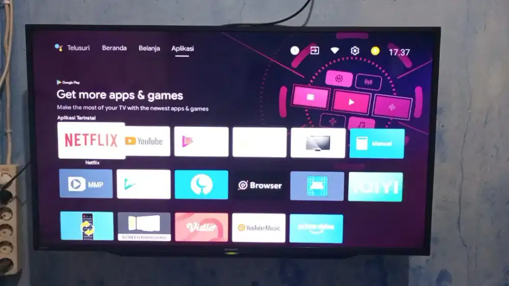 Dijual TV 42 inch android merk SHARP