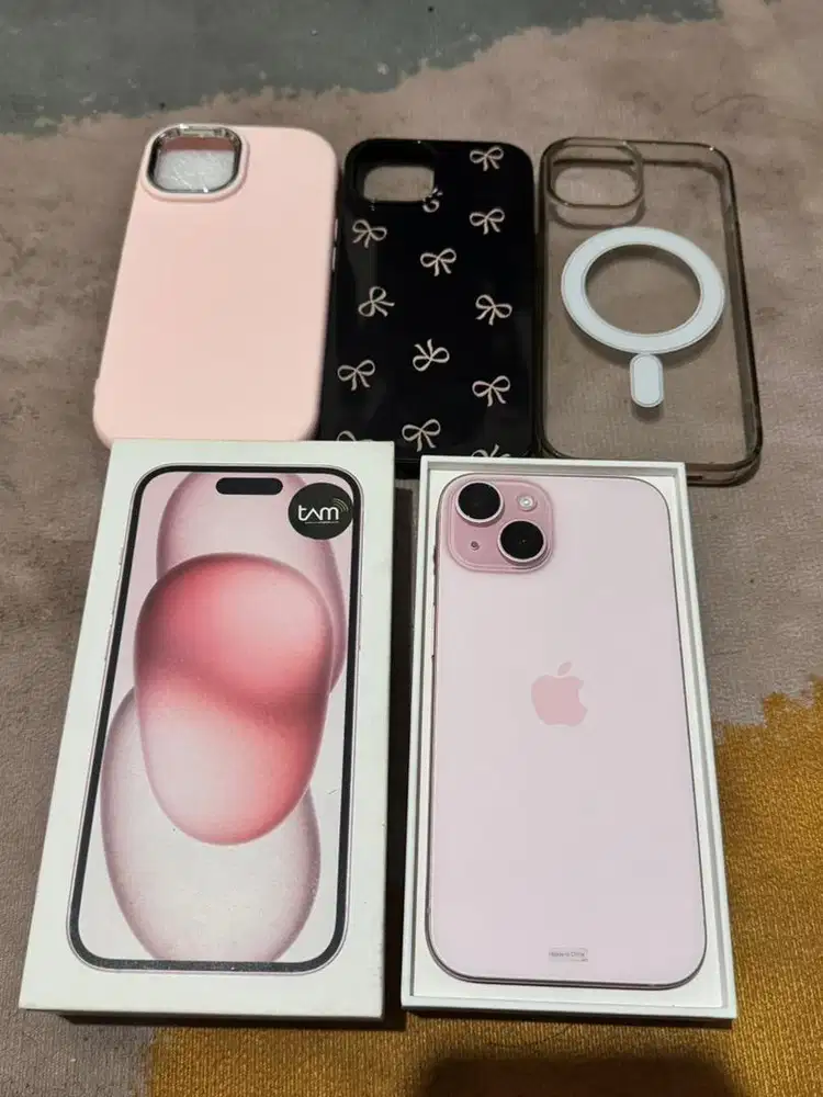 Iphone 15 pink IBOX 128gb fullset ori