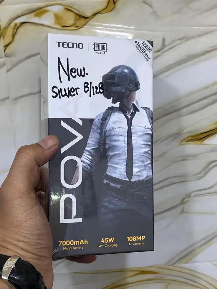 POVA 7 8/128 GB NEW SILVER