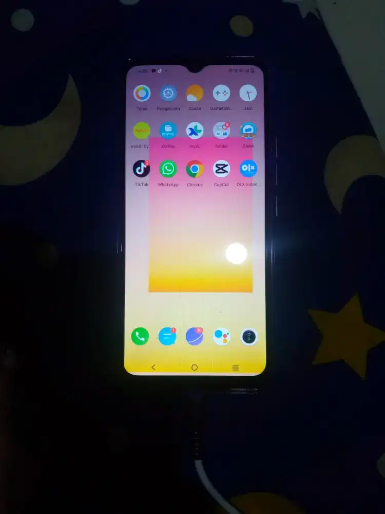 Jual hp infinik minus bercak putih di lcd