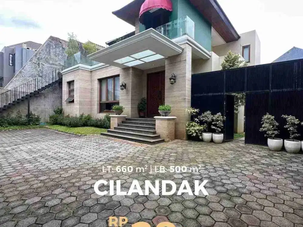 rumah mewah siap huni akses jalan besar di cilandak jakarta selatan shm