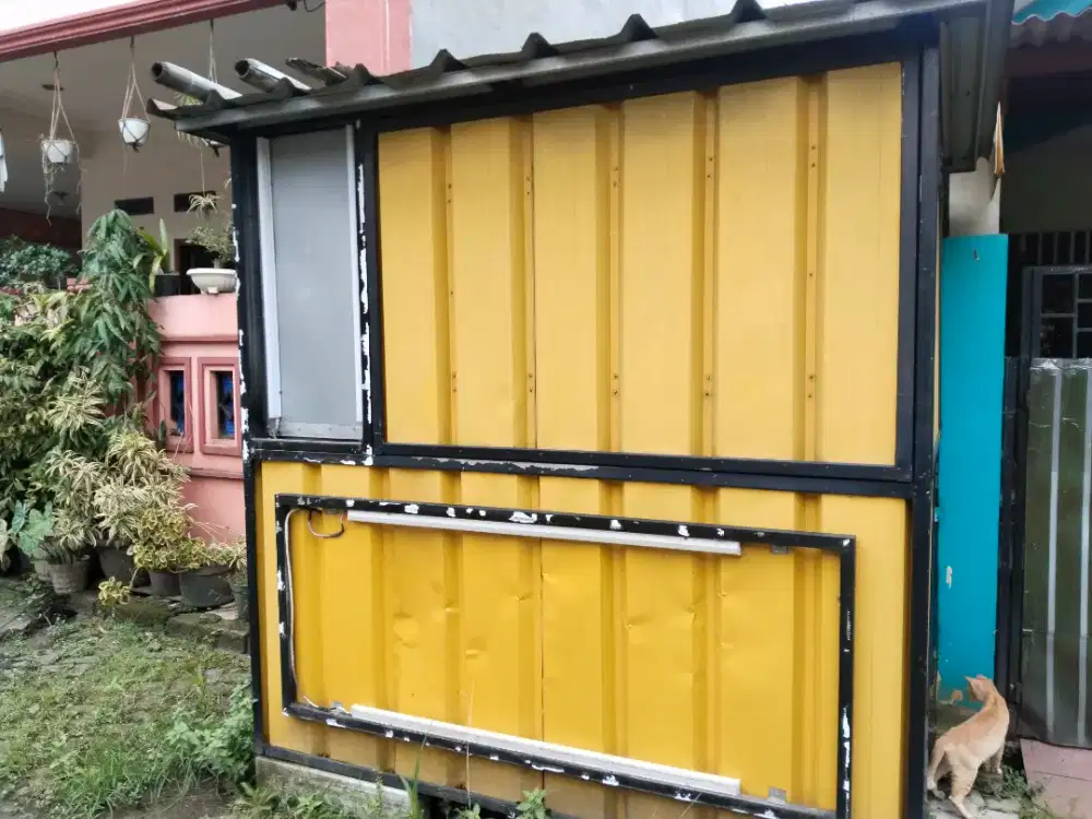 Jual kontainer/booth utk usaha jualan