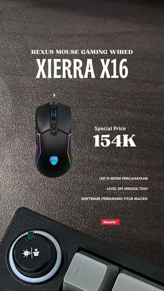 Rexus mouse wired X16