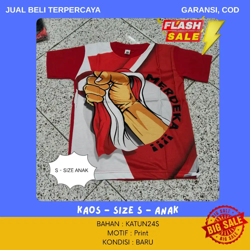 (BISA NEGO & COD) Kaos Indonesia