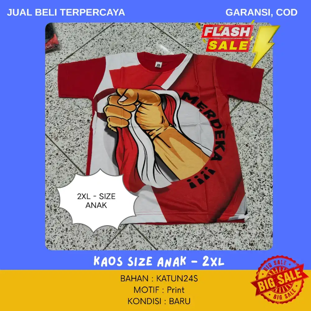 (BISA NEGO & COD) Kaos Indonesia