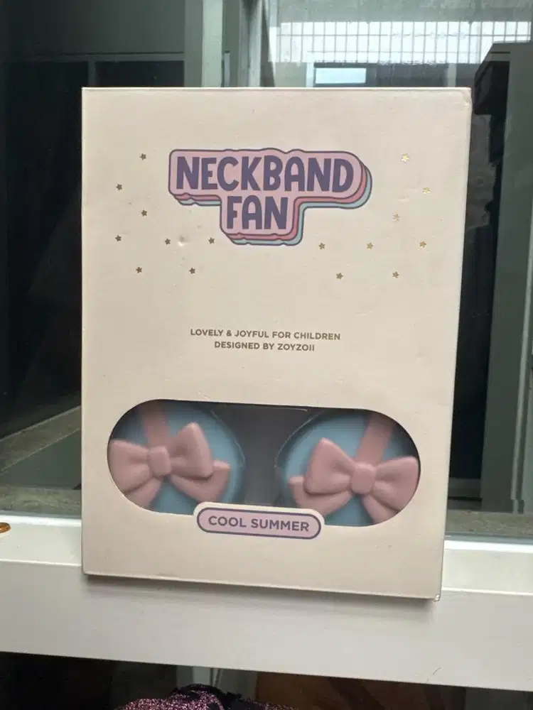 kipas leher Anak-Neckband Fan Cool summer