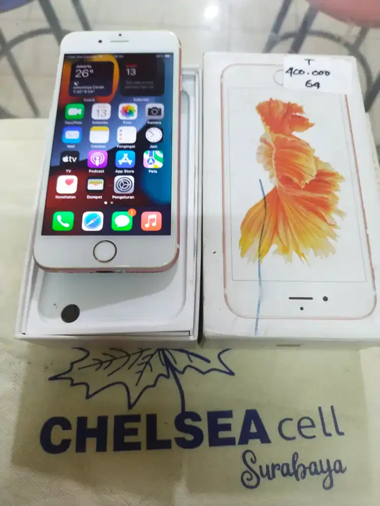 Murah hp iPhone 6s 64 WiFi only lkp, bs TT,