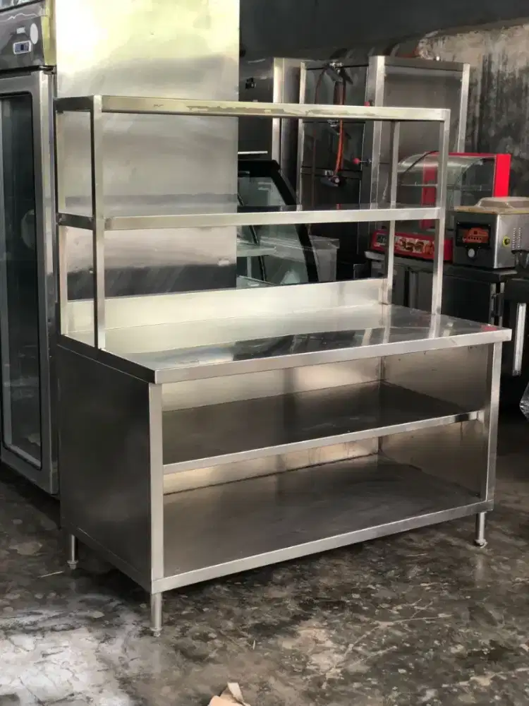 Kabinet plus Uppershelf stainless steel