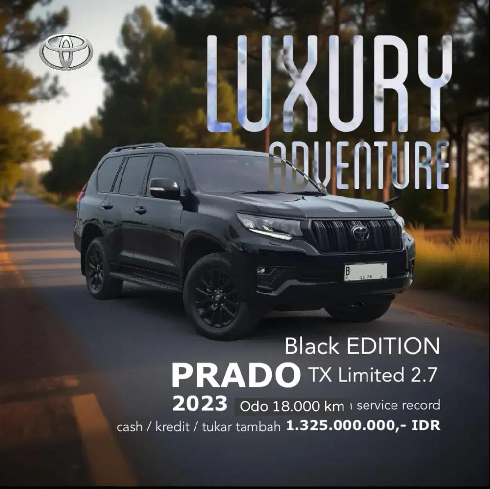 Toyota LC Prado 2.7 TX Limited Black Edition