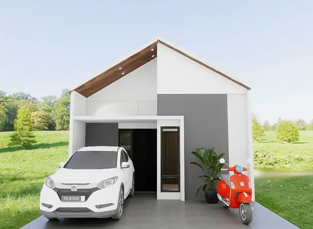 Rumah cantik dan menarik